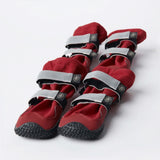 Bottes imperméables pour chien Flex Shell - Rouge