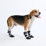 Bottes de pluie pour chien, Chaussures imperméables pour chien - Noir