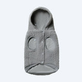 Silver Gray Sherpa Jacket