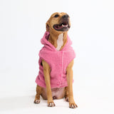 Veste Teddy Sherpa - Dunkelpink