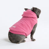 Pull Teddy Sherpa - Dunkelpink