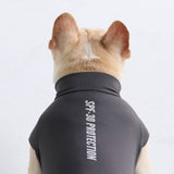 T-shirt pour chien avec écran solaire - Gris foncé