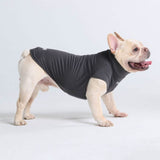 T-shirt pour chien avec écran solaire - Gris foncé