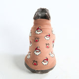 Pull de Noël en maille pour chien – Père Noël & Rudolphe