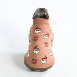 Pull de Noël en maille pour chien – Père Noël & Rudolphe