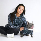Sweats à capuche Concrete Wood pour chiens – Asphalte