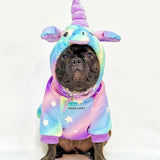 Sweat à Capuche Halloween pour Chien – Licorne