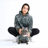 Sweats à capuche Concrete Wood pour chiens – Bois
