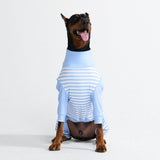 Pyjama pour chien - Rayures Bleues