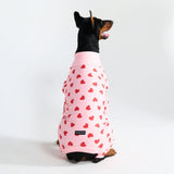 Pyjama pour chien - Cœurs Roses