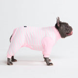 Pyjama pour chien - Rayures Roses