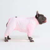 Pyjama pour chien - Rayures Roses