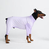Pyjama pour chien - Rayures Violettes