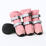 Bottes imperméables pour chien Flex Shell - Rose