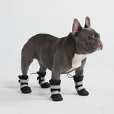 Bottes de pluie pour chien, Chaussures imperméables pour chien - Noir