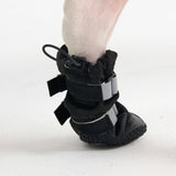 Bottes de pluie pour chien, Chaussures imperméables pour chien - Noir