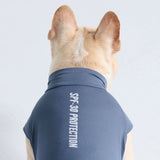 T-shirt pour chien avec écran solaire - Bleu marine