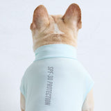T-shirt pour chien avec écran solaire - Bleu clair