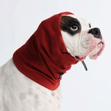 Protecteur d'oreilles anti-anxiété pour chien - Rouge