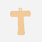 Lettre initiale bijoux plaques d'identification pour chiens - T