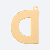 Lettre initiale bijoux plaques d'identification pour chiens - D