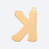 Lettre initiale bijoux plaques d'identification pour chiens - K