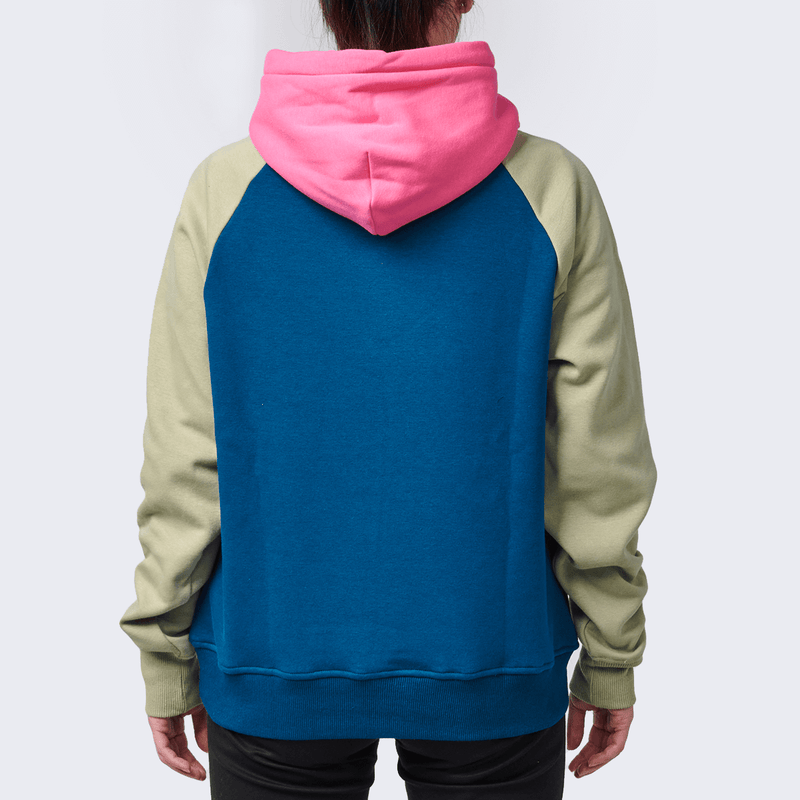 Color Block Human Hoodies