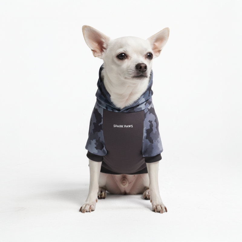 Grey Camo Hoodie||size:S