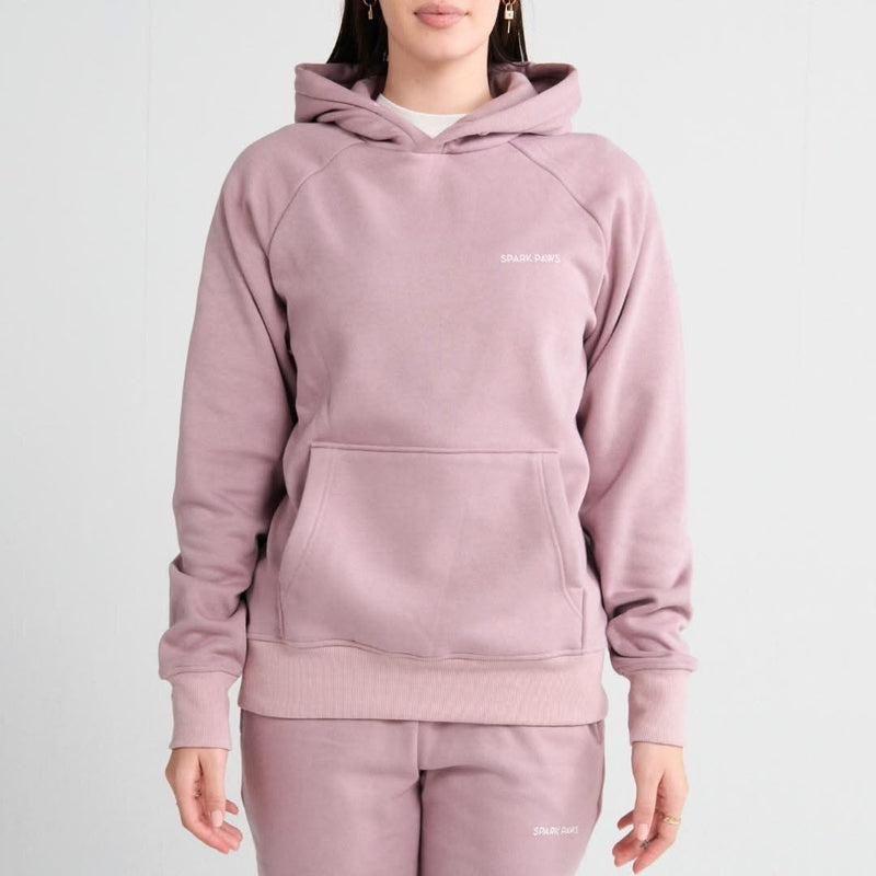 Pull à Capuche Essentiel - Taupe Violet