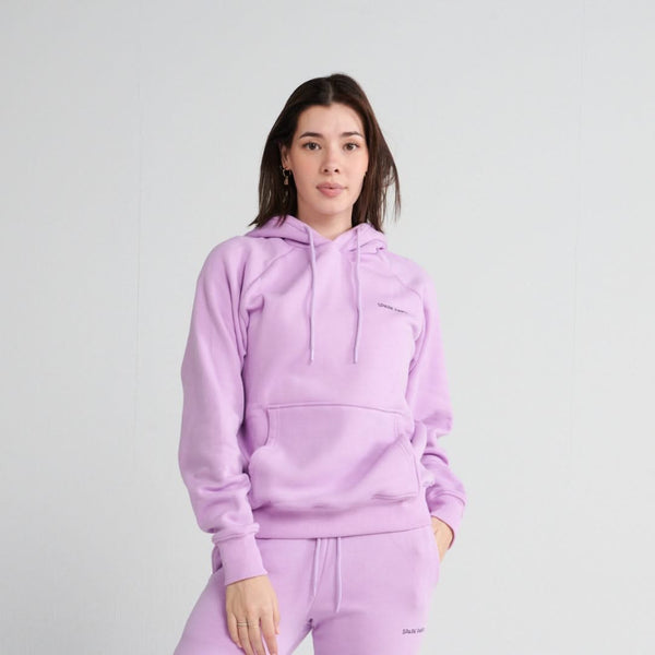 Pull à Capuche Essentiel - Violet Orchidée