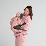 Pull à Capuche Essentiel Pour Chien - Rose Poussiéreux