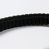 Laisse multifonction avec ceinture de sécurité mains libres et porte-sac à déjections – Noir