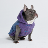 Veste réversible - Violet et bleu