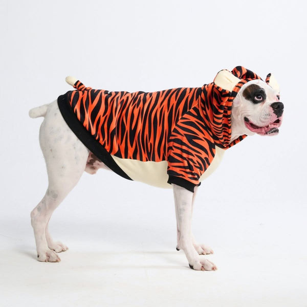 Sweat à Capuche Halloween pour Chien – Tigre