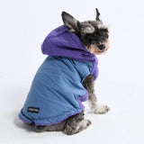 Veste réversible - Violet et bleu
