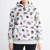 Le sweat à capuche humain USA – Gris