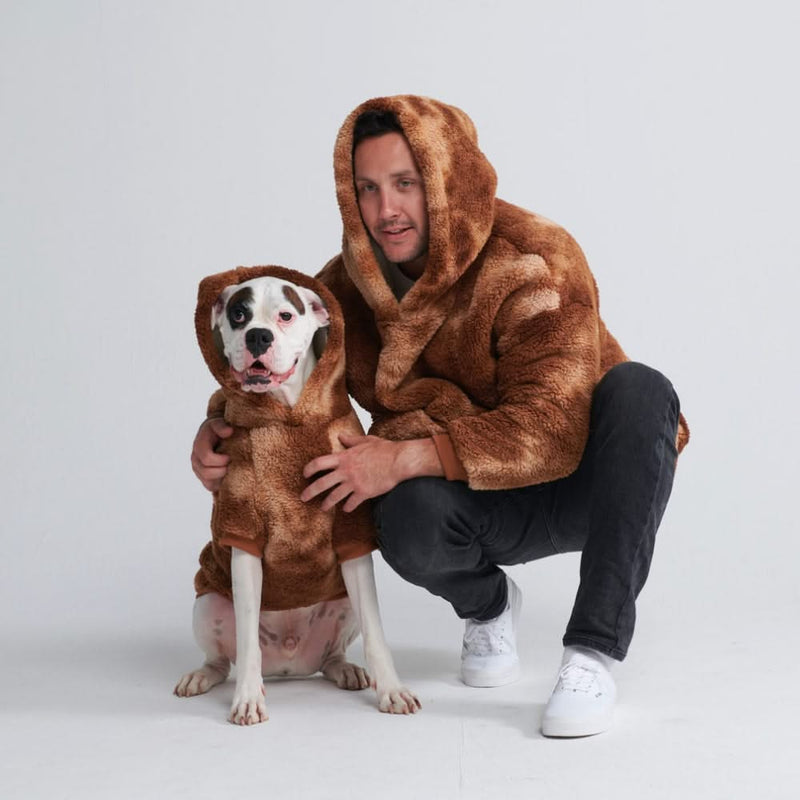 Fluffdreams™ Sweat à capuche calmant l'anxiété - Moka