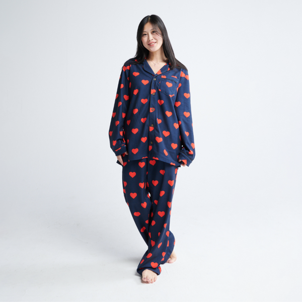 Pantalon de pyjama humain - Cœurs