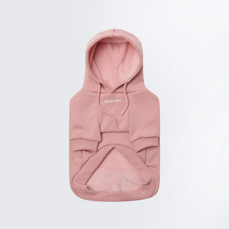 Pull à Capuche Essentiel Pour Chien - Rose Poussiéreux