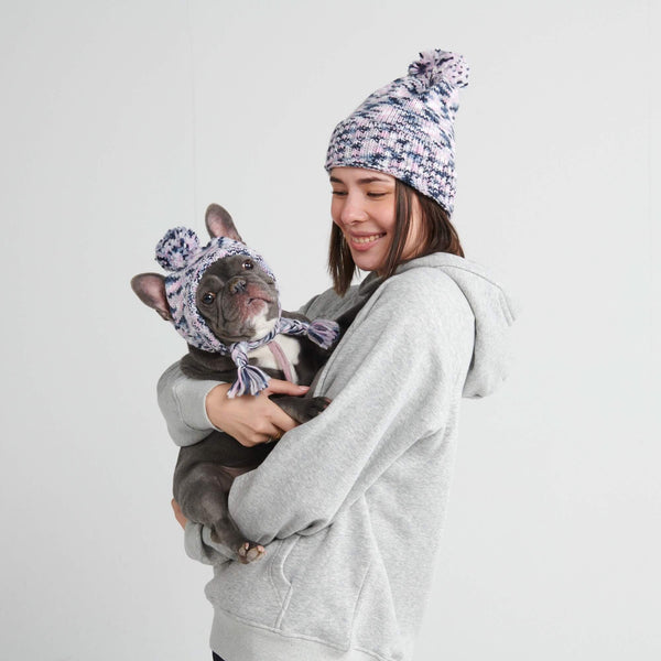 Chapeau d'hiver en tricot pour chiens