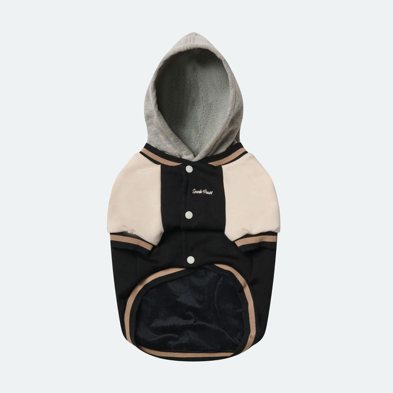 Veste universitaire pour chien - Noir