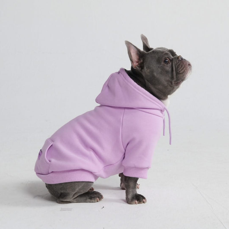 Sweat à capuche Essential Dog - Lilas