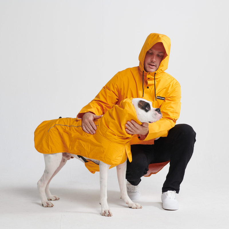 Breatheshield™ Imperméable pour chien - Jaune moutarde