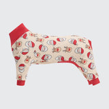 Pyjama de Noël pour chien - Père Noël et Rudolph