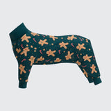 Pyjama de Noël pour chien - Bonhomme en pain d'épice
