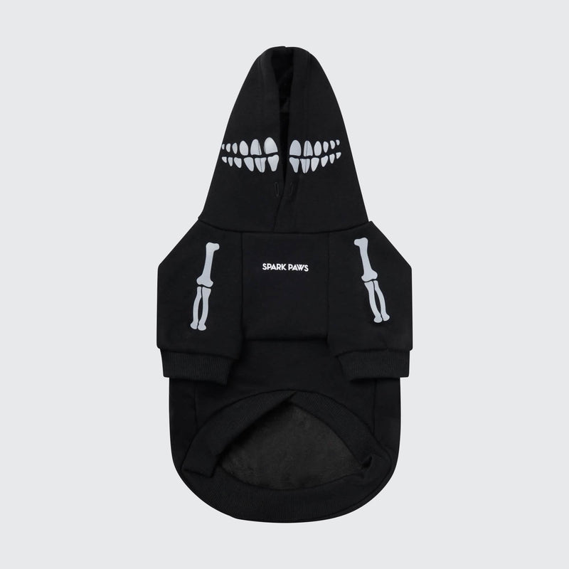 Sweat à Capuche Halloween pour Chien – Squelette