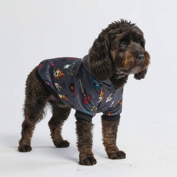 Rock and Roll Hoodie pour Chien