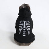 Sweat à Capuche Halloween pour Chien – Squelette