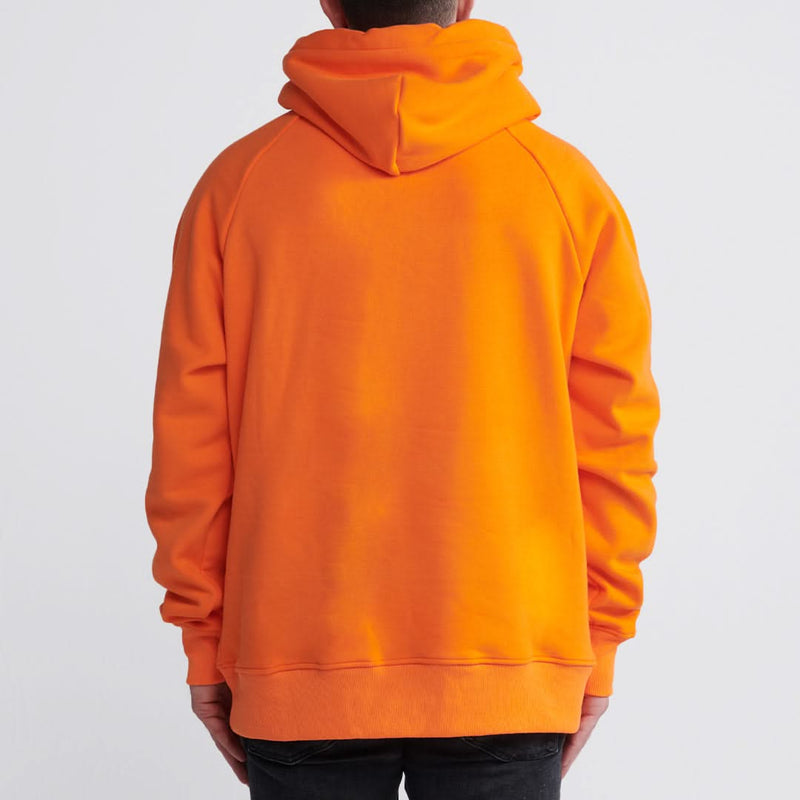 Sweat à capuche Essential Human - Orange