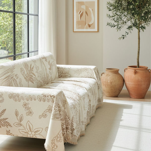 Housse de canapé – Beige Muguet